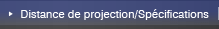 Projection Distance/Specifications
