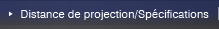Projection Distance/Specifications