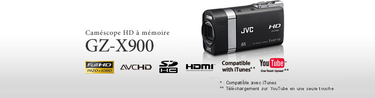 Caméscope HD à mémoire GZ-X900