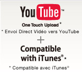 You Tube™ + Compatible with iTunes®