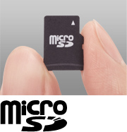 Stockage hybride avec carte mémoire microSD