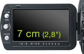 (image) Ecran LCD antireflet 16:9 de 7 cm