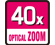 Zoom optique 40x