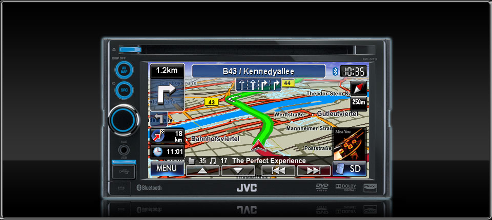 KW-NT3 Système de navigation GPS